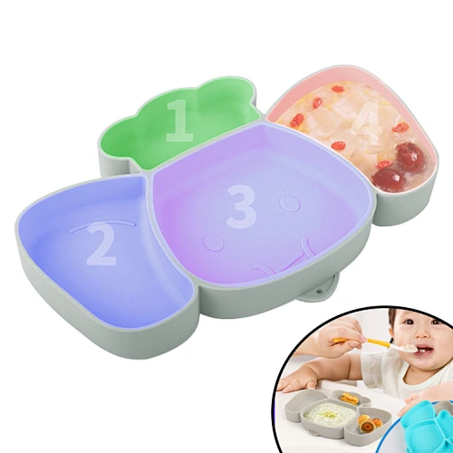 silicone baby plate